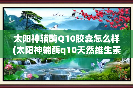 太阳神辅酶Q10胶囊怎么样(太阳神辅酶q10天然维生素e软胶囊)
