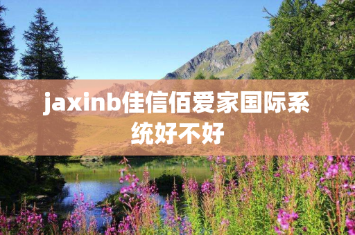 jaxinb佳信佰爱家国际系统好不好