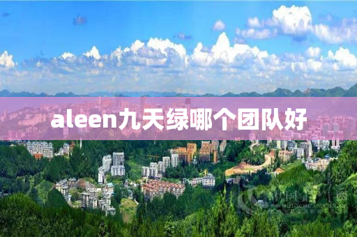 aleen九天绿哪个团队好