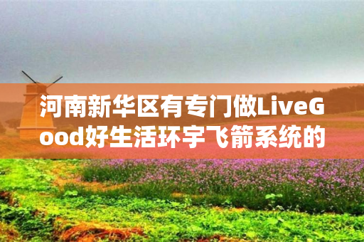 河南新华区有专门做LiveGood好生活环宇飞箭系统的伙伴吗