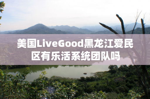 美国LiveGood黑龙江爱民区有乐活系统团队吗
