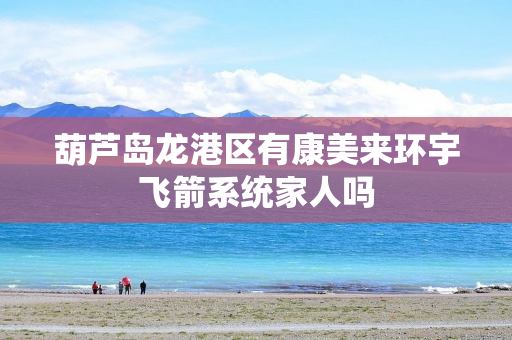 葫芦岛龙港区有康美来环宇飞箭系统家人吗