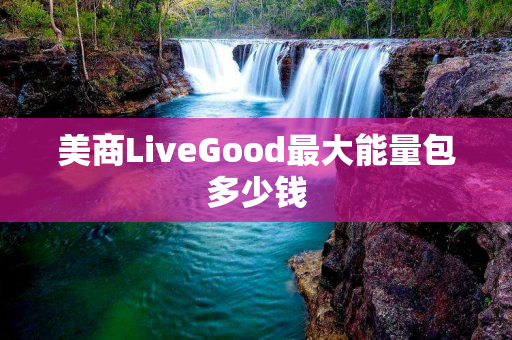 美商LiveGood最大能量包多少钱