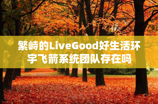 繁峙的LiveGood好生活环宇飞箭系统团队存在吗