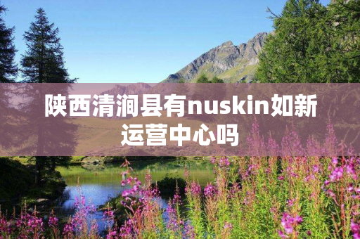陕西清涧县有nuskin如新运营中心吗