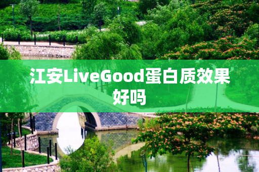 江安LiveGood蛋白质效果好吗