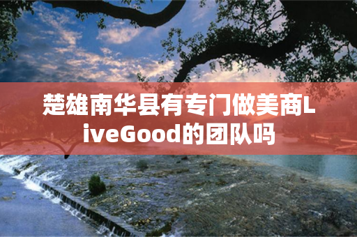 楚雄南华县有专门做美商LiveGood的团队吗