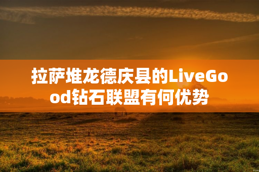 拉萨堆龙德庆县的LiveGood钻石联盟有何优势