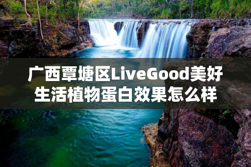 广西覃塘区LiveGood美好生活植物蛋白效果怎么样