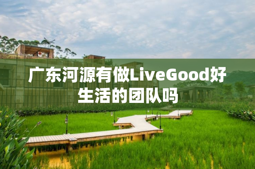 广东河源有做LiveGood好生活的团队吗