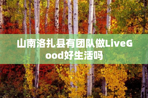 山南洛扎县有团队做LiveGood好生活吗