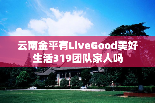 云南金平有LiveGood美好生活319团队家人吗