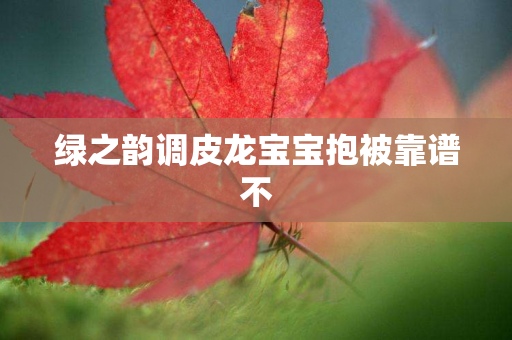 绿之韵调皮龙宝宝抱被靠谱不