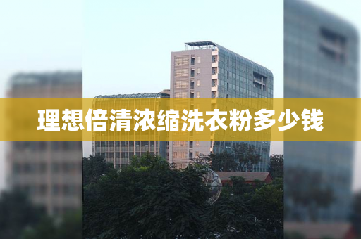 理想倍清浓缩洗衣粉多少钱