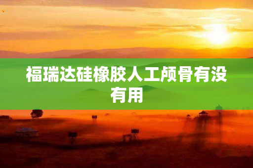 福瑞达硅橡胶人工颅骨有没有用