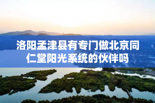 洛阳孟津县有专门做北京同仁堂阳光系统的伙伴吗
