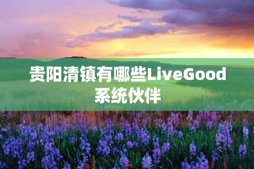 贵阳清镇有哪些LiveGood系统伙伴