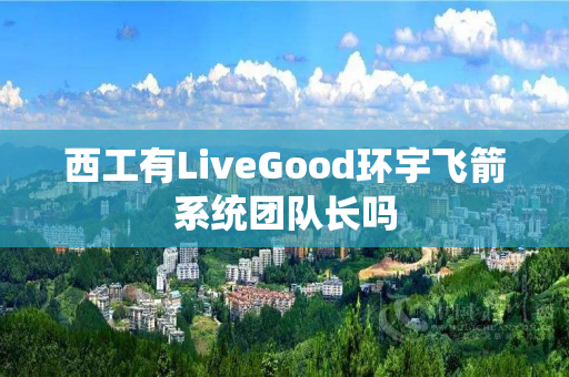 西工有LiveGood环宇飞箭系统团队长吗