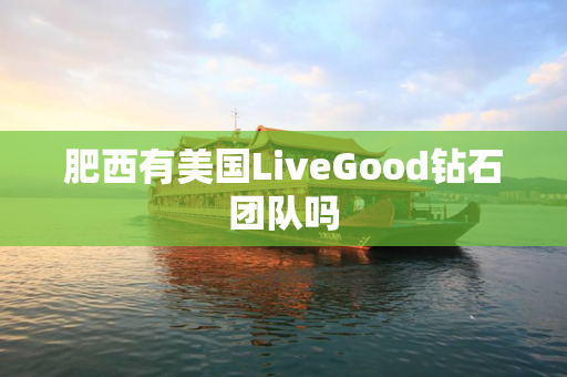 肥西有美国LiveGood钻石团队吗