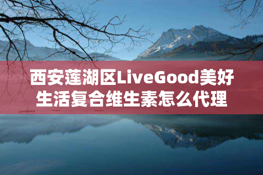 西安莲湖区LiveGood美好生活复合维生素怎么代理